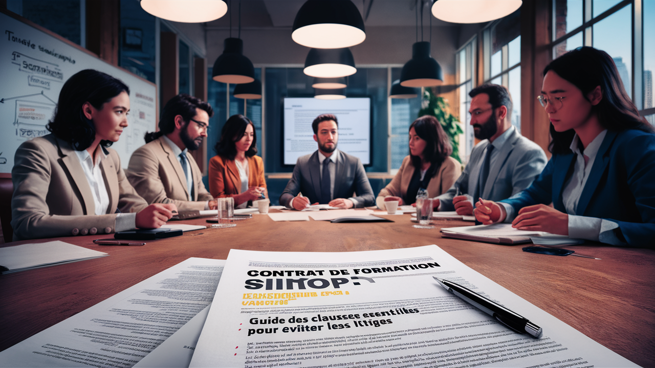 découvrez notre guide complet sur le contrat de formation siimop, mettant en lumière les clauses essentielles à connaître pour prévenir les litiges et garantir une collaboration sereine. informez-vous sur les droits et obligations des parties prenantes pour éviter tout malentendu.