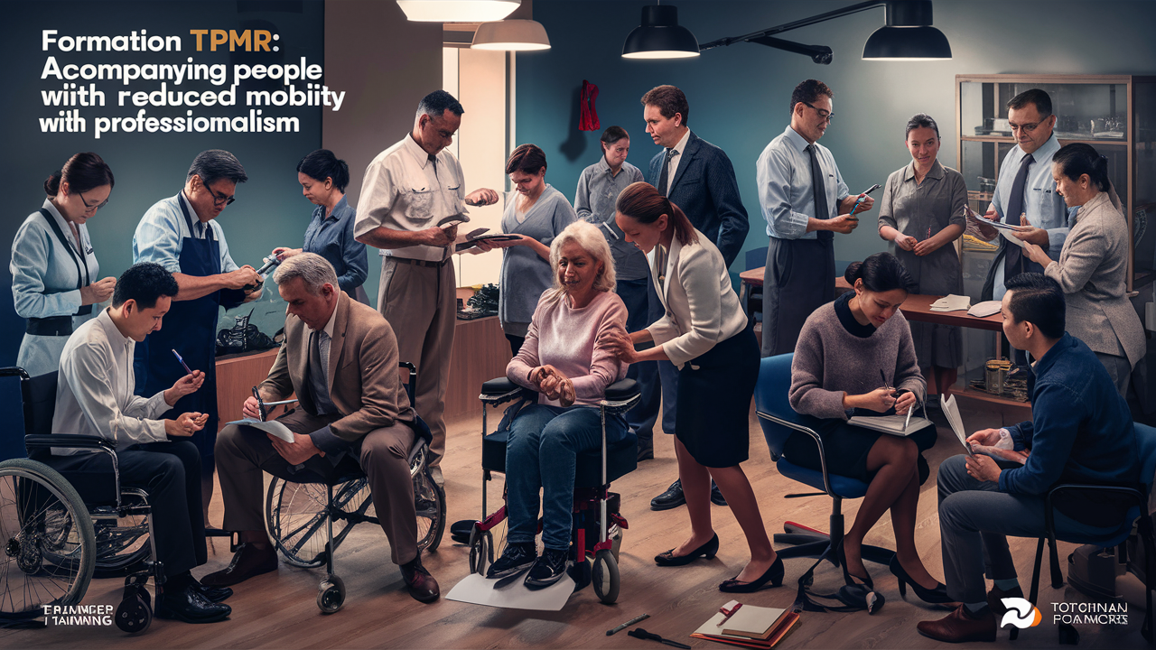 découvrez notre formation tpmr dédiée aux professionnels souhaitant accompagner efficacement les personnes à mobilité réduite. apprenez les techniques et pratiques essentielles pour offrir un soutien de qualité, dans le respect et la dignité des personnes que vous aidez.